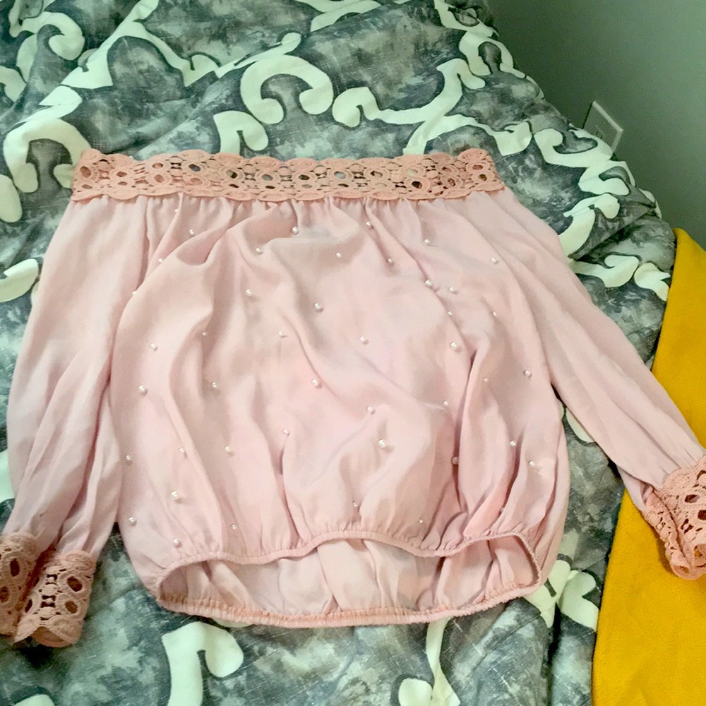 Off the shoulder shirt